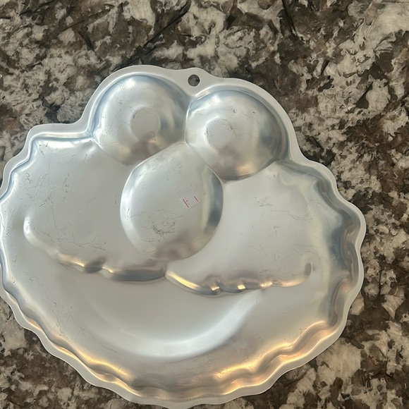 Elmo Cake Pan Vintage Wilton Sesame Street TV character EUC Baby Smash First - Picture 3 of 9